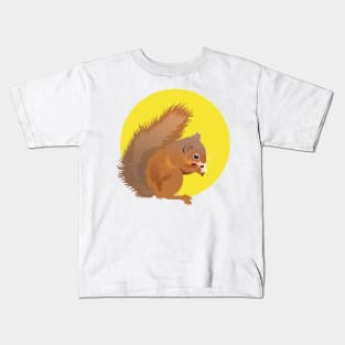 Eurasian Red Squirrel Kids T-Shirt